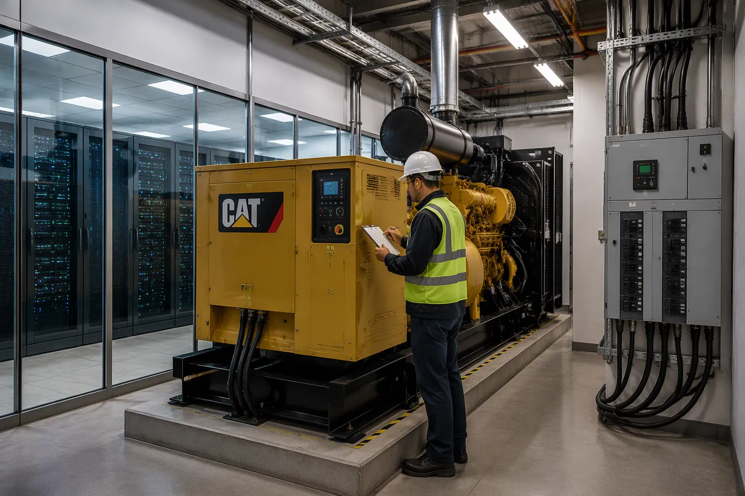 Welche Größe sollte ein Dieselgenerator für die Datensicherung eines Rechenzentrums haben?
